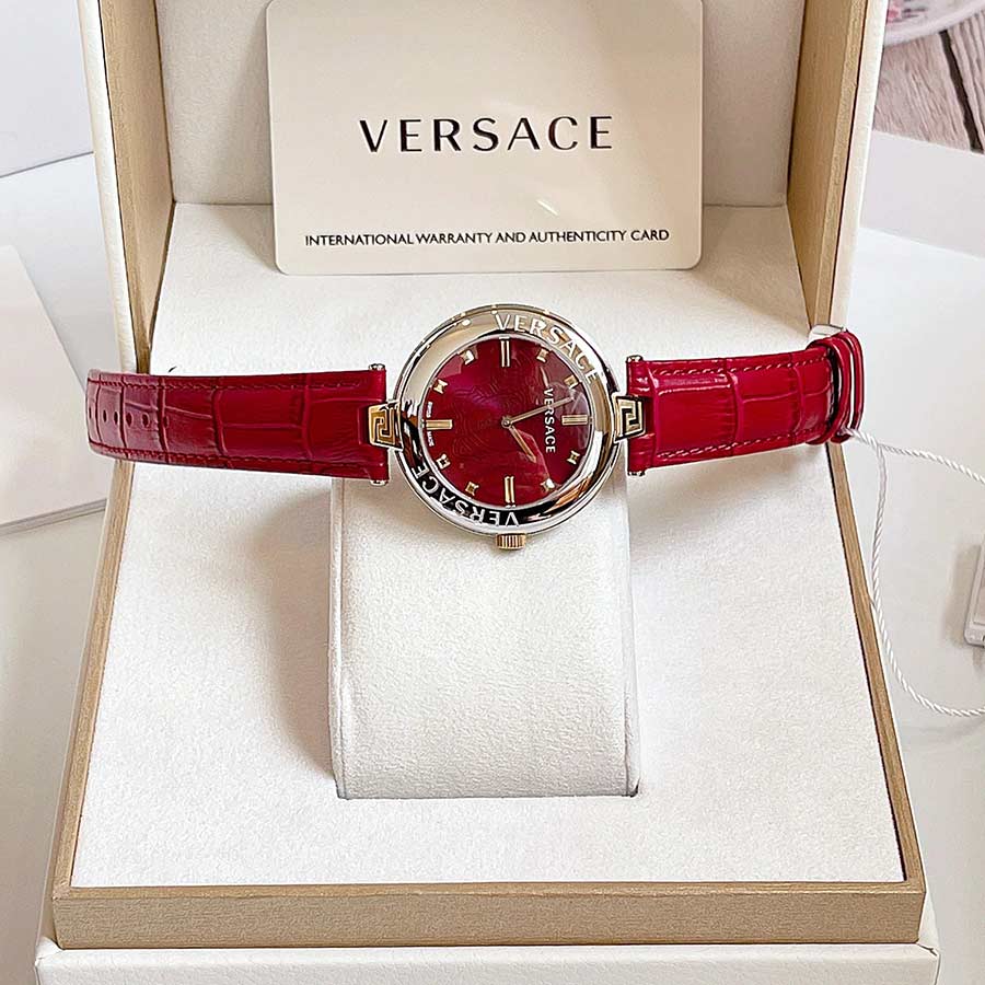 Đồng Hồ Nữ Versace New Watch 38mm Màu Đỏ