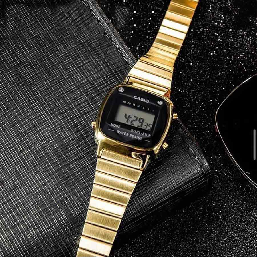 Đồng Hồ Nữ Casio LA670WGAD-1DF Màu Vàng