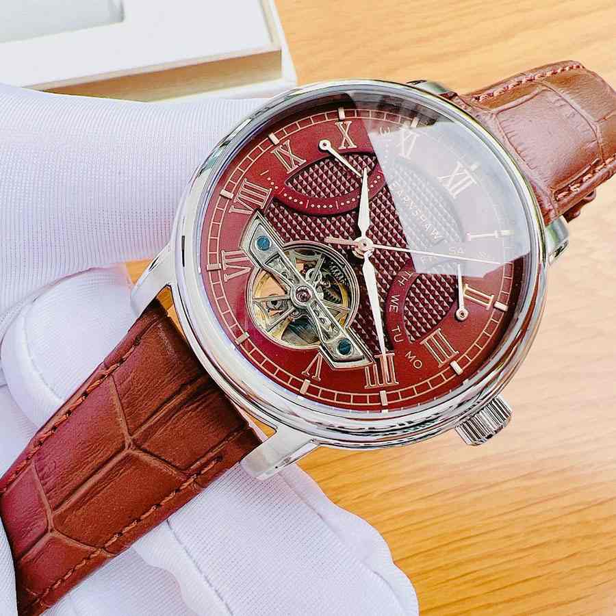 Đồng Hồ Nam Thomas Earnshaw Longcase Double Retrograde ES-8169-03 Màu Nâu