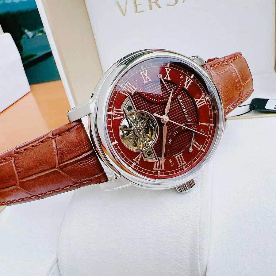 Đồng Hồ Nam Thomas Earnshaw Longcase Double Retrograde ES-8169-03 Màu Nâu