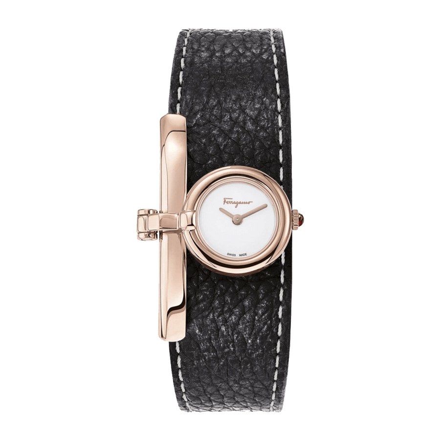 Đồng Hồ Nữ Salvatore Ferragamo Charm Màu Đen