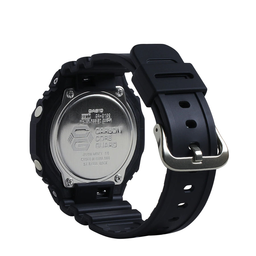 Đồng Hồ Nam Casio Analog-Digital G Shock Neon Accent Series GA2100-1A3 Màu Đen