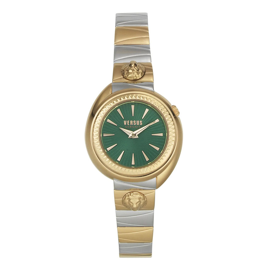 Đồng Hồ Nữ Versace Versus Versace Tortona Bracelet Watch Màu Bạc Mặt Xanh