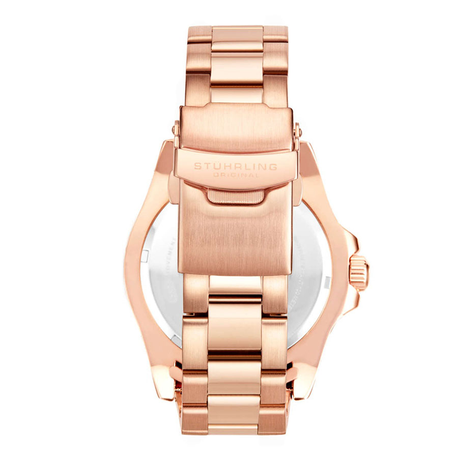 Đồng Hồ Nam Stuhrling Aquadiver Men's Watch M16305 Màu Vàng Hồng