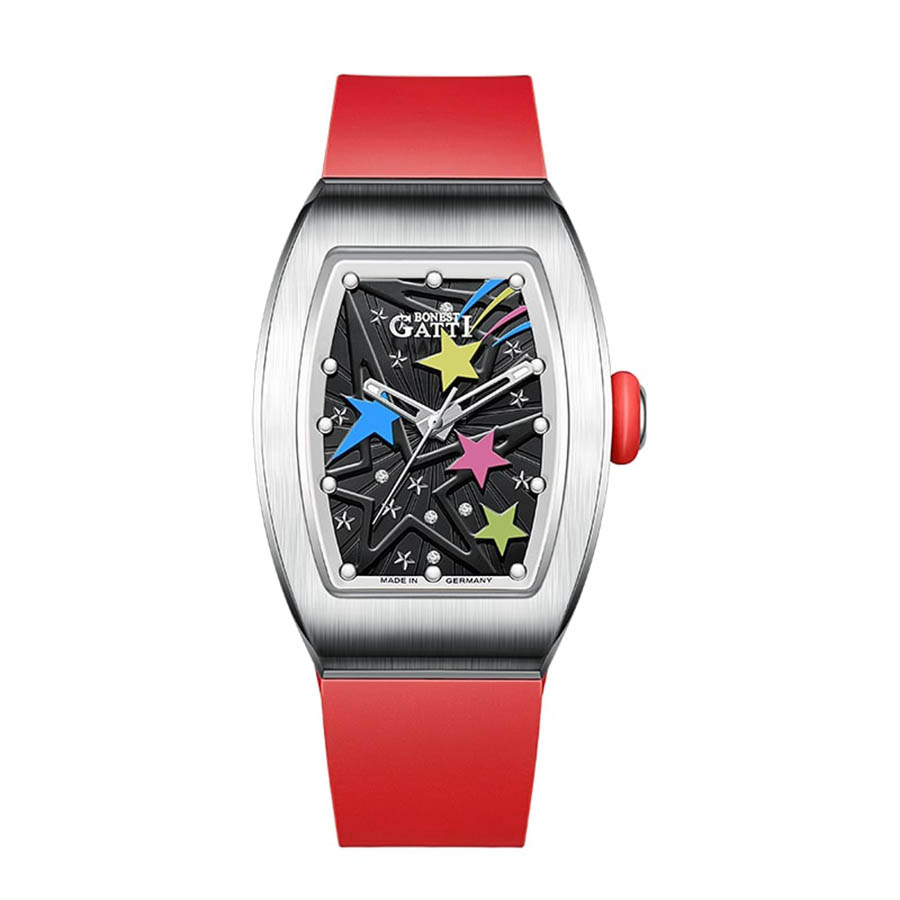 Đồng Hồ Nữ Bonest Gatti Starry B189015L Màu Đỏ