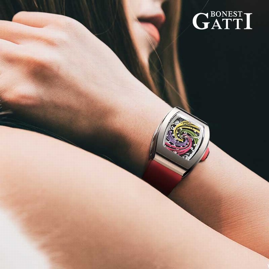 Đồng Hồ Nữ Bonest Gatti Starry B199012L Màu Đỏ