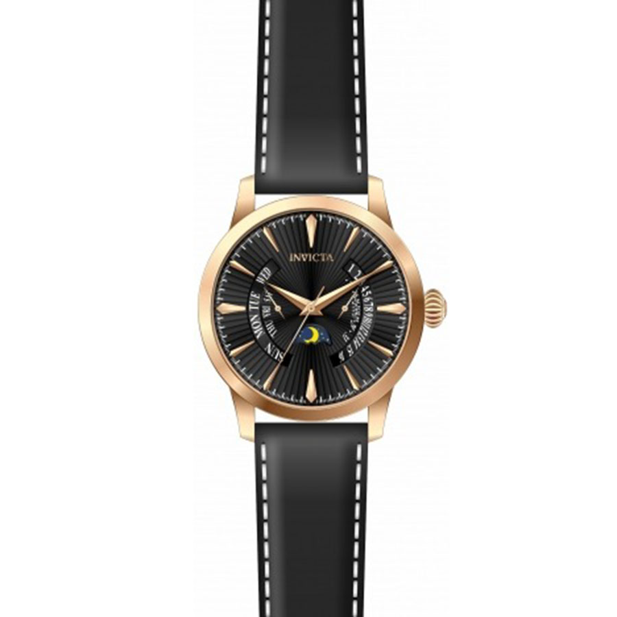 Đồng Hồ Nam Invicta Vintage Men's Watch IN-36234 Màu Đen Phối Vàng Hồng