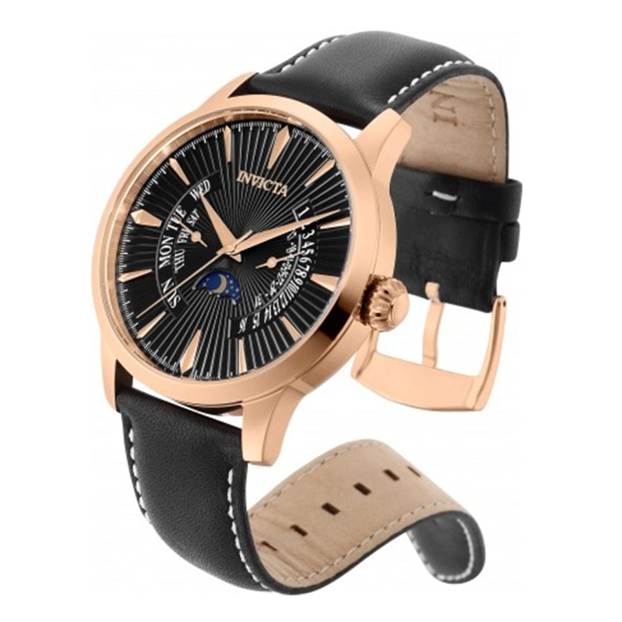 Đồng Hồ Nam Invicta Vintage Men's Watch IN-36234 Màu Đen Phối Vàng Hồng