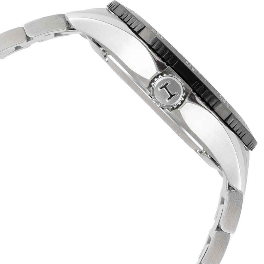 Đồng Hồ Nam Hamilton Broadway Khaki Aviation Worldtimer Men's Watch H76755131 Màu Bạc Mặt Đen