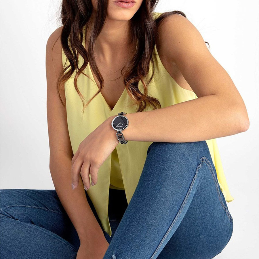 Đồng Hồ Nữ Calvin Klein CK Mesmerize Women's Watch K9G23UB1 Màu Bạc Mặt Đen