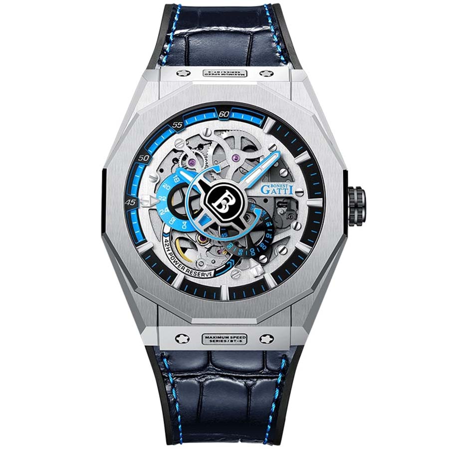 Đồng Hồ Nam Bonest Gatti King Speed B576011L Màu Xanh Navy