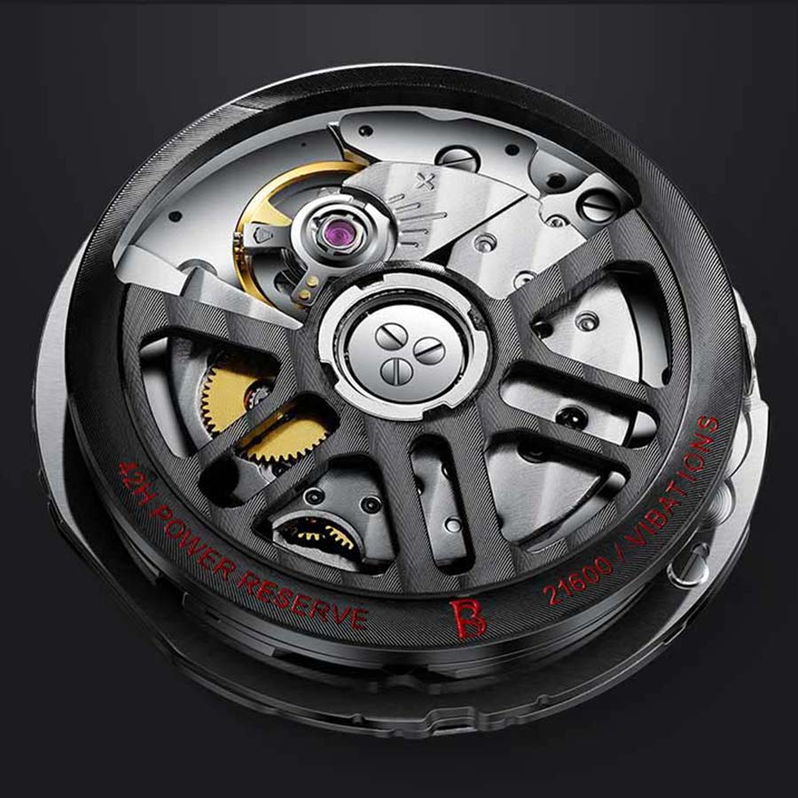 Đồng Hồ Nam Bonest Gatti King Speed B576016R Màu Đen Viền Xanh