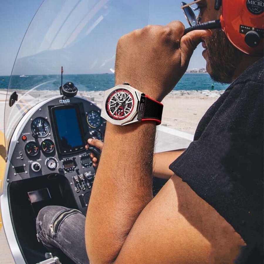 Đồng Hồ Nam Bonest Gatti King Speed B596013R Màu Đen - Đỏ