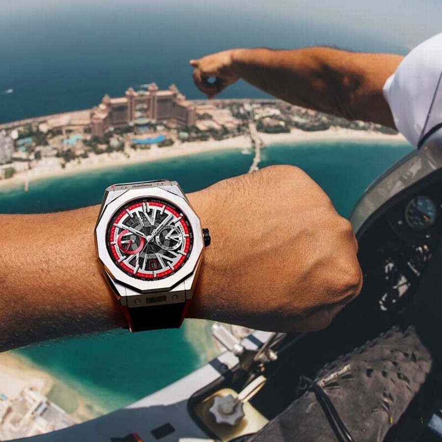 Đồng Hồ Nam Bonest Gatti King Speed B596013R Màu Đen - Đỏ