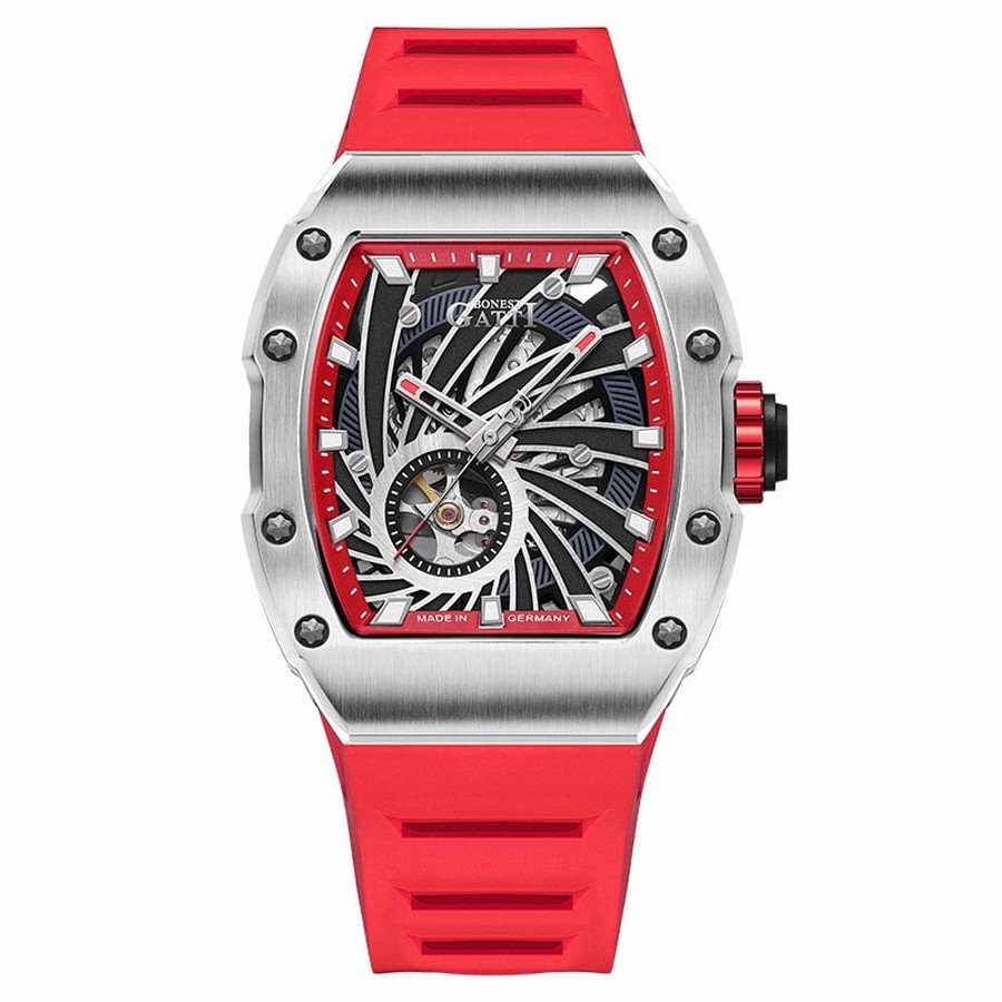 Đồng Hồ Nam Bonest Gatti Ghost Speed B199023R Màu Đỏ