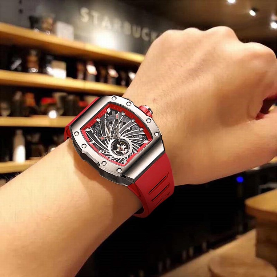 Đồng Hồ Nam Bonest Gatti Ghost Speed B199023R Màu Đỏ