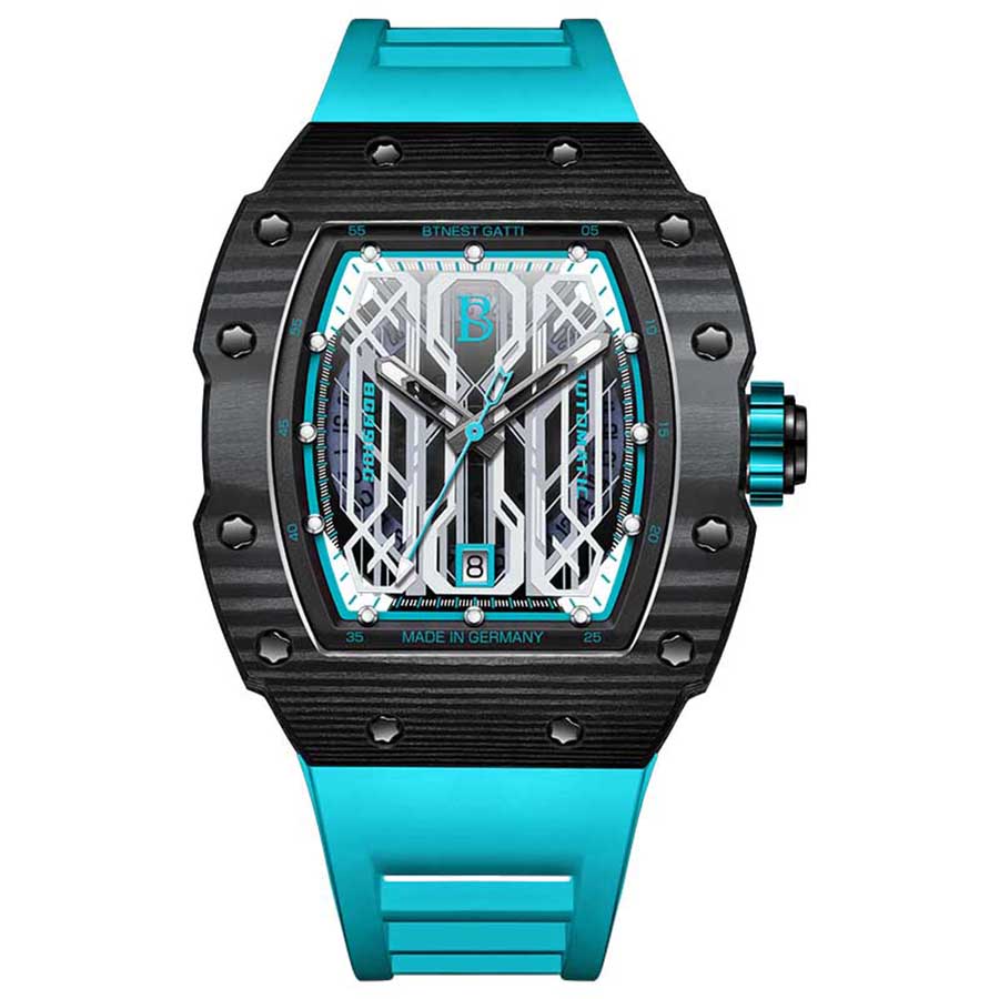 Đồng Hồ Nam Bonest Gatti Explorer B399161R Carbon Màu Xanh
