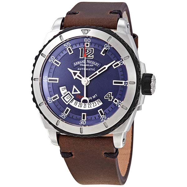 ng H Nam Armand Nicolet S05 3 Automatic Purple Dial Men s