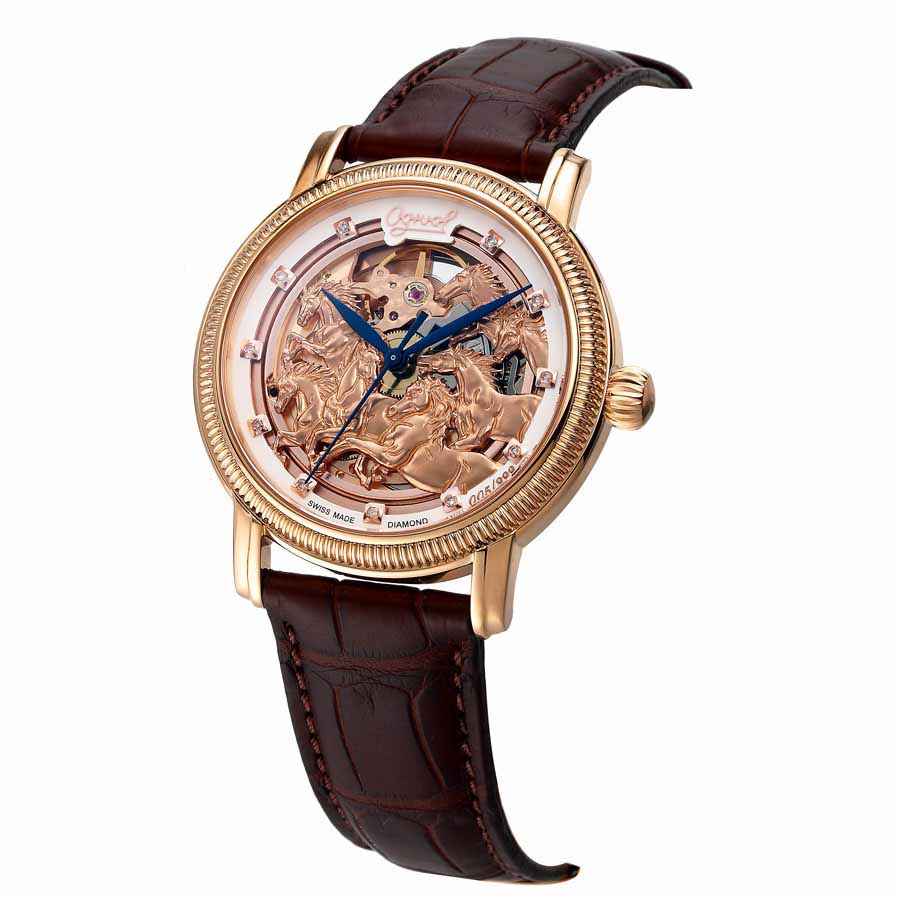 Đồng Hồ Nam Ogival OG358.88AGR-GL Bát Mã Truy Phong