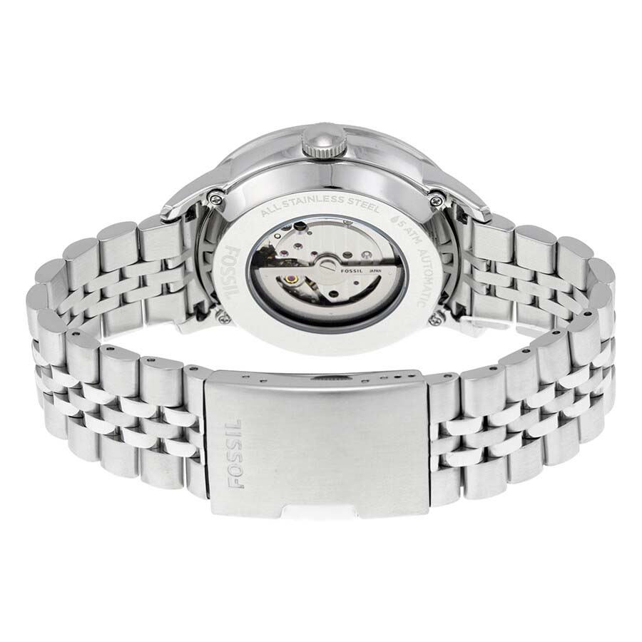 Đồng Hồ Nam Fossil Townsman Black Dial Automatic Men's Watch ME3107 Màu Đen Bạc