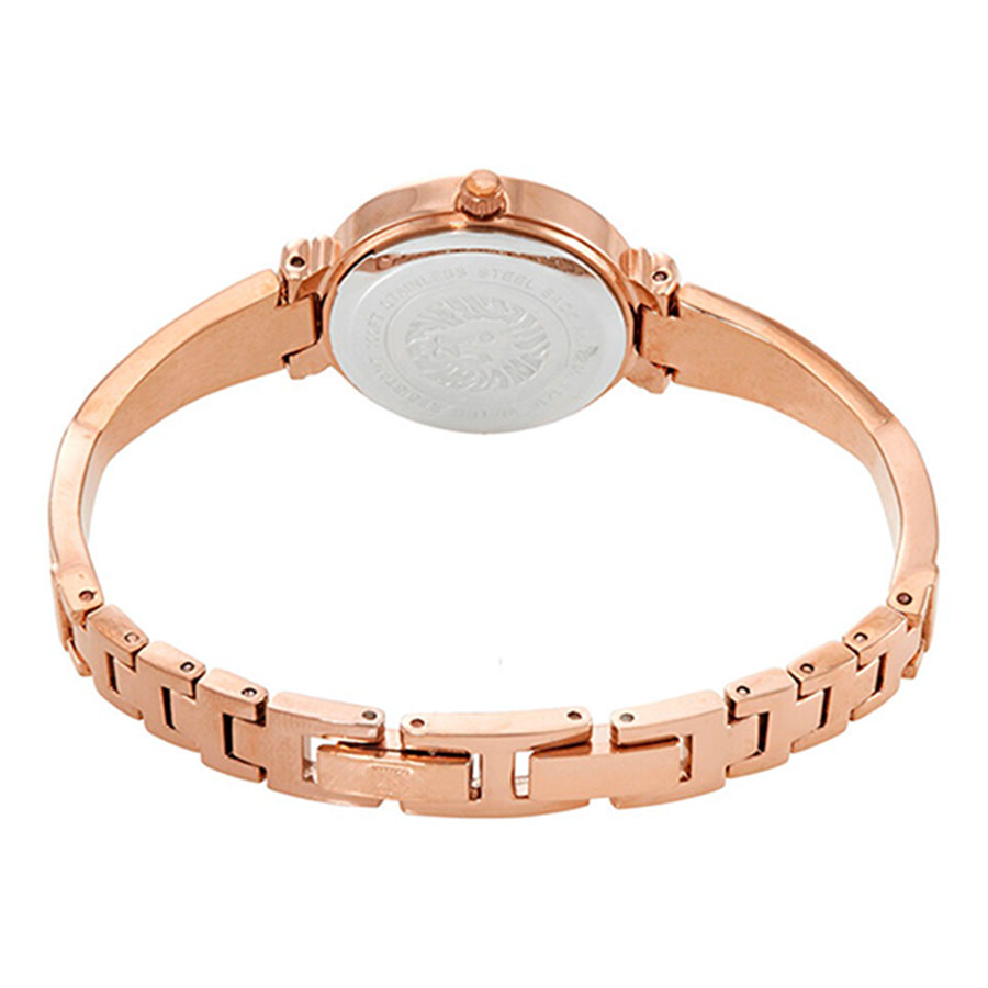 Set Đồng Hồ Và Vòng Đeo Tay Nữ Anne Klein Quartz Crystal White Dial Watch And Bracelet 2216RWST