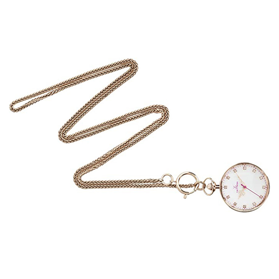 Đồng Hồ Dây Chuyền Toy Watch Toy Swing Collection Màu Vàng Hồng