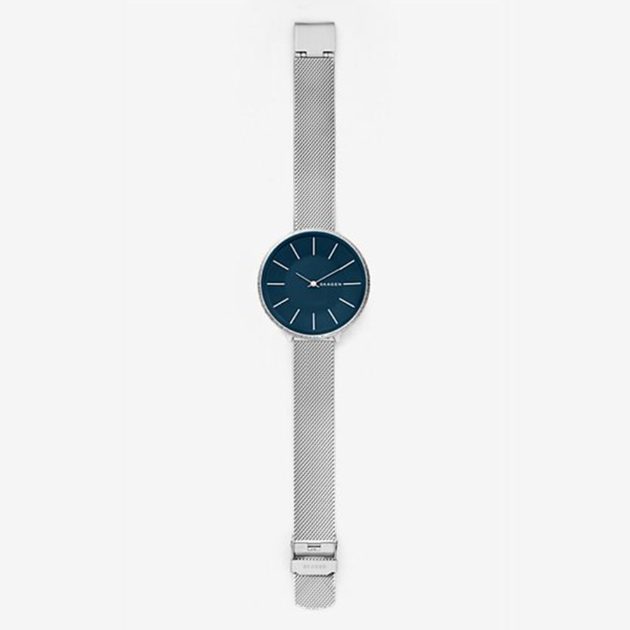 Đồng Hồ Nữ Skagen SKW2725 Màu Bạc Mặt Xanh