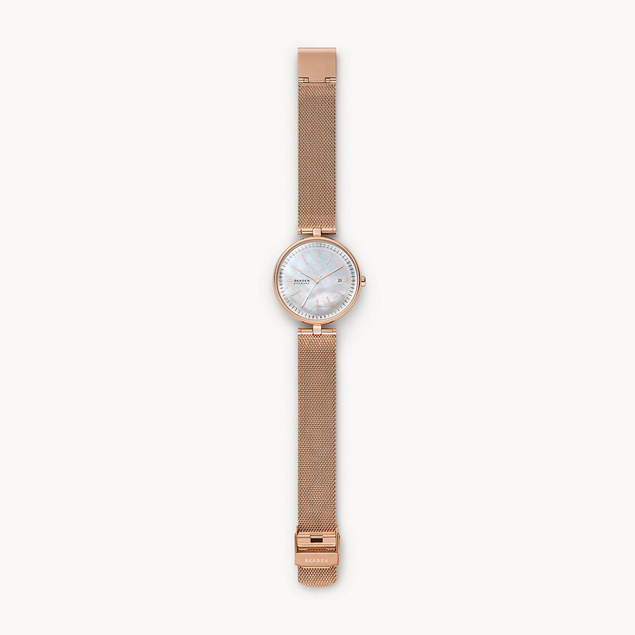 Đồng Hồ Skagen SKW2980 Cho Nữ Màu Vàng Hồng