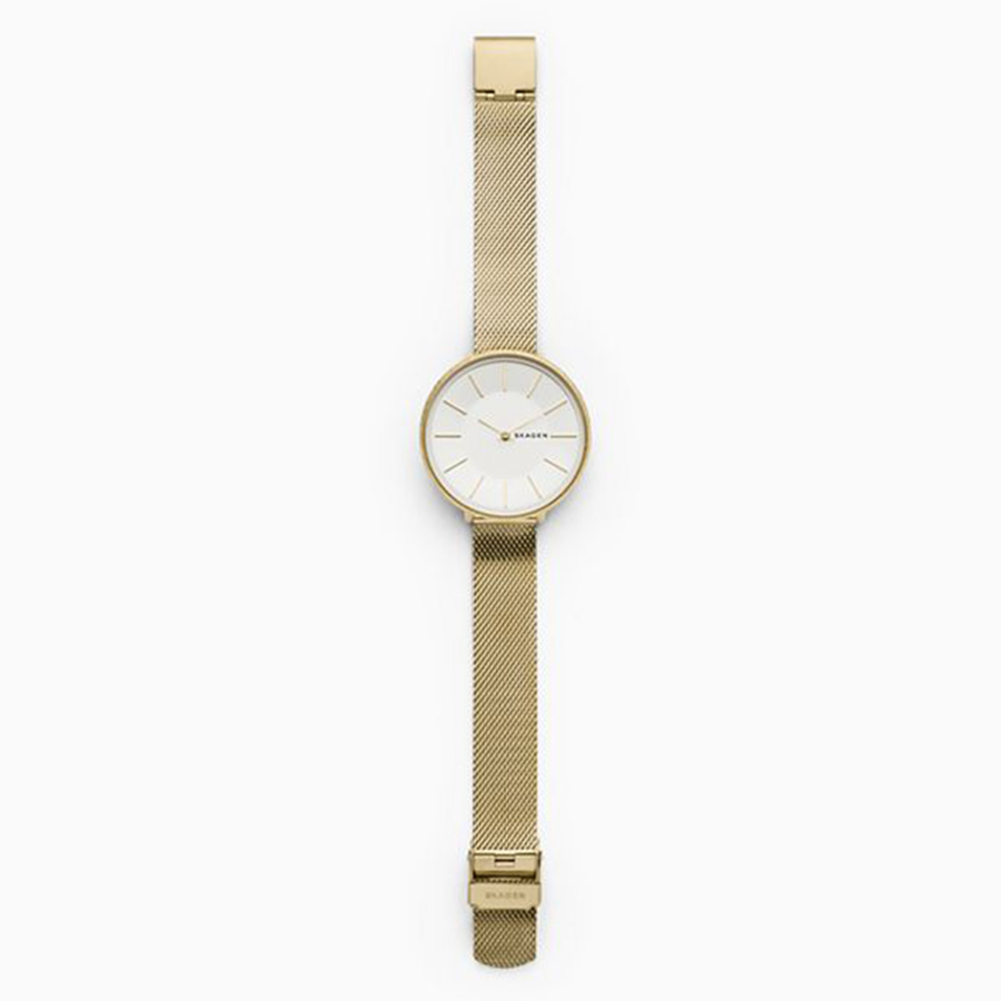 Đồng Hồ Nữ Skagen SKW2722 Màu Vàng Đồng Mặt Trắng