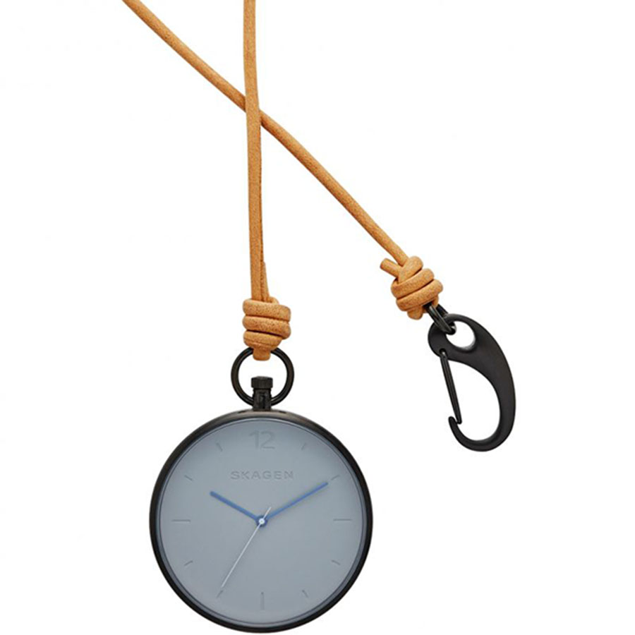 Đồng Hồ Bỏ Túi Skagen SKW6189 Cho Nam Màu Nâu Xám