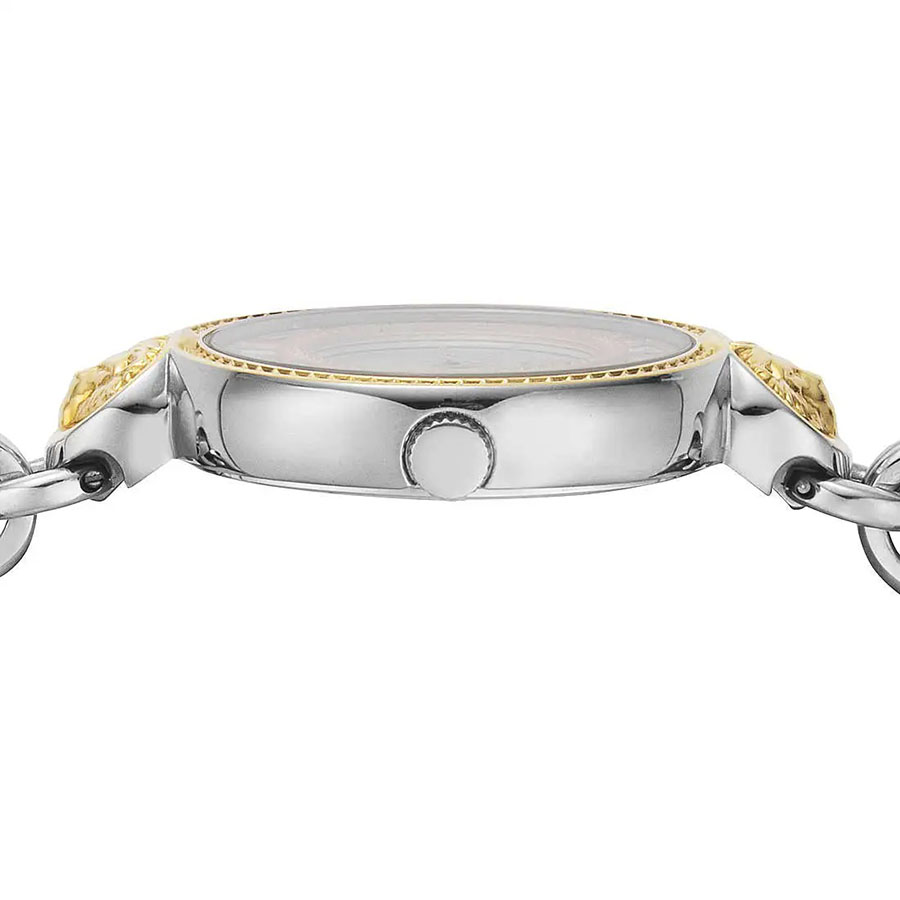 Đồng Hồ Nữ Versace Versus Two Tone Watches Les Docks VSPLL2321 Màu Vàng Trắng