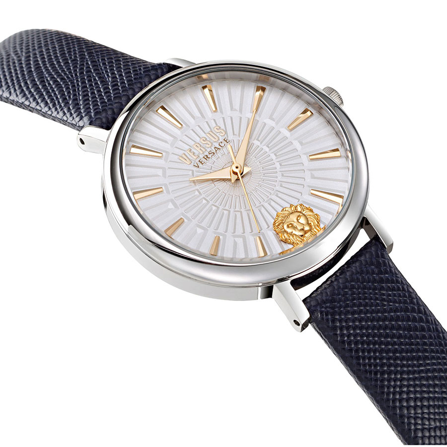 Đồng Hồ Nữ Versace Versus Mar Vista Watch VSP1F0121 34mm Dây Da Màu Xanh Navy
