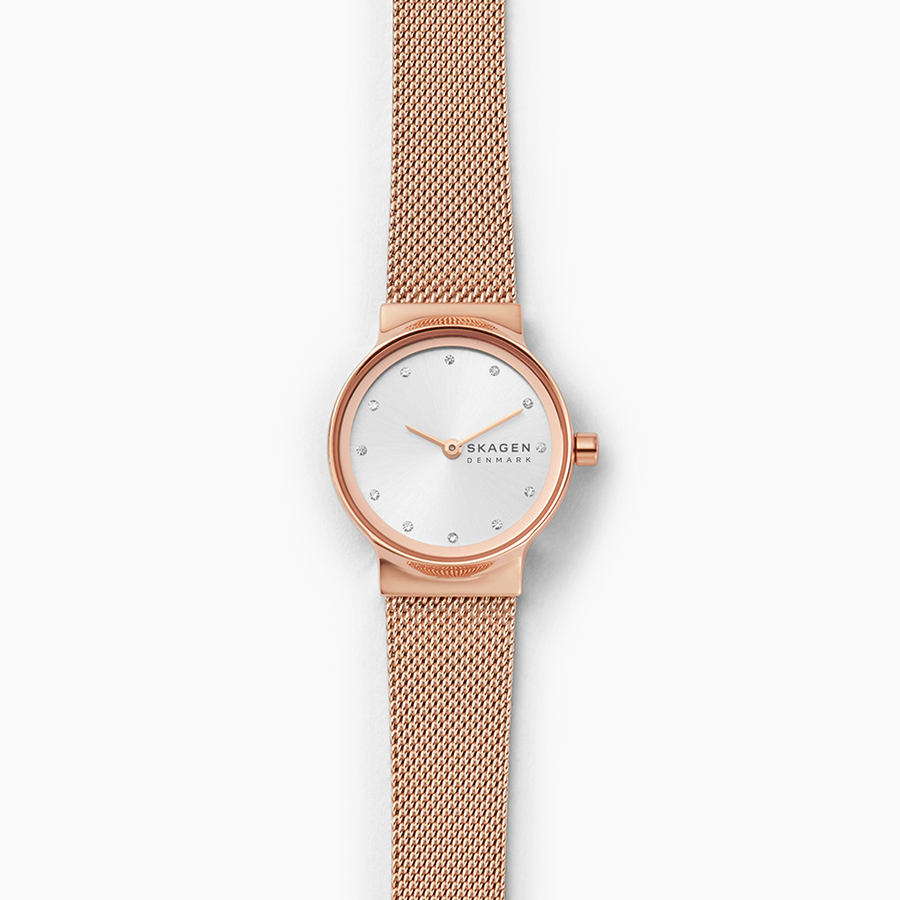 Đồng Hồ Skagen SKW2665 Cho Nữ Màu Vàng Hồng Mặt Bạc