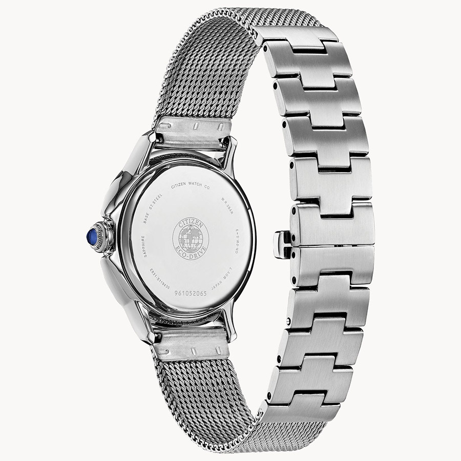 Đồng Hồ Nữ Citizen EM0790-55N Ceci Eco-Drive Watch 32mm Màu Bạc