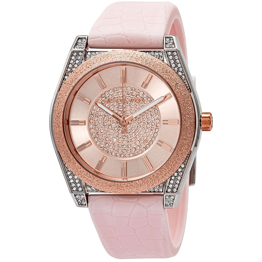 Đồng Hồ Nữ Michael Kors MK Channing Matte Pink Watch 40mm Màu Hồng