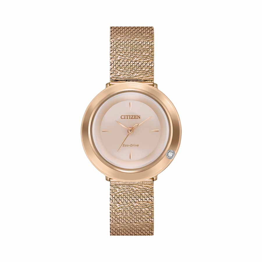 Combo Đồng Hồ Nữ Citizen EM0643-50X Và Son MAC 811 Red Màu Đỏ Thuần Satin