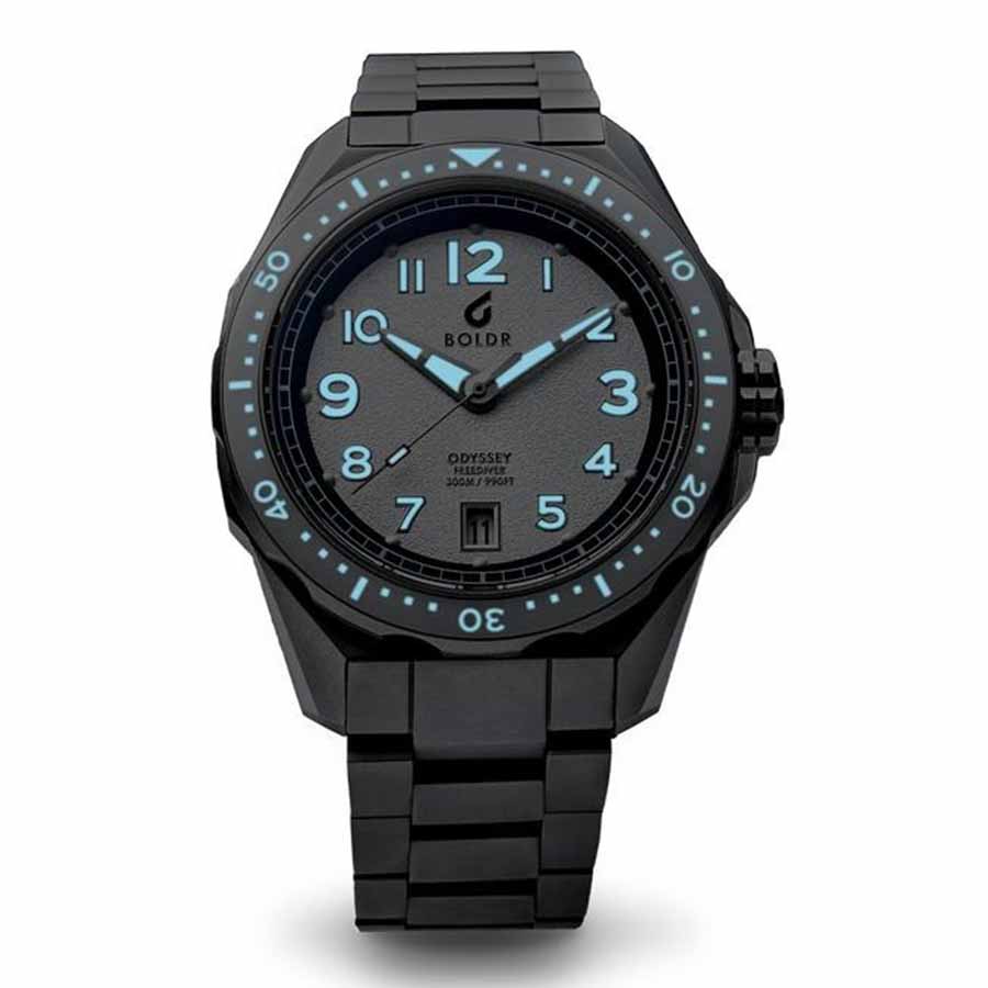 Đồng Hồ Nam Boldr Odyssey Freediver 545 Màu Trắng Bạc