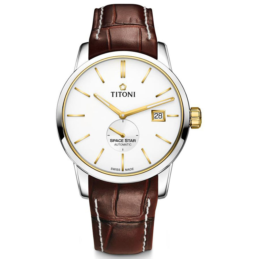 Đồng Hồ Nam Titoni 83638 SY-ST-606 40mm Dây Da