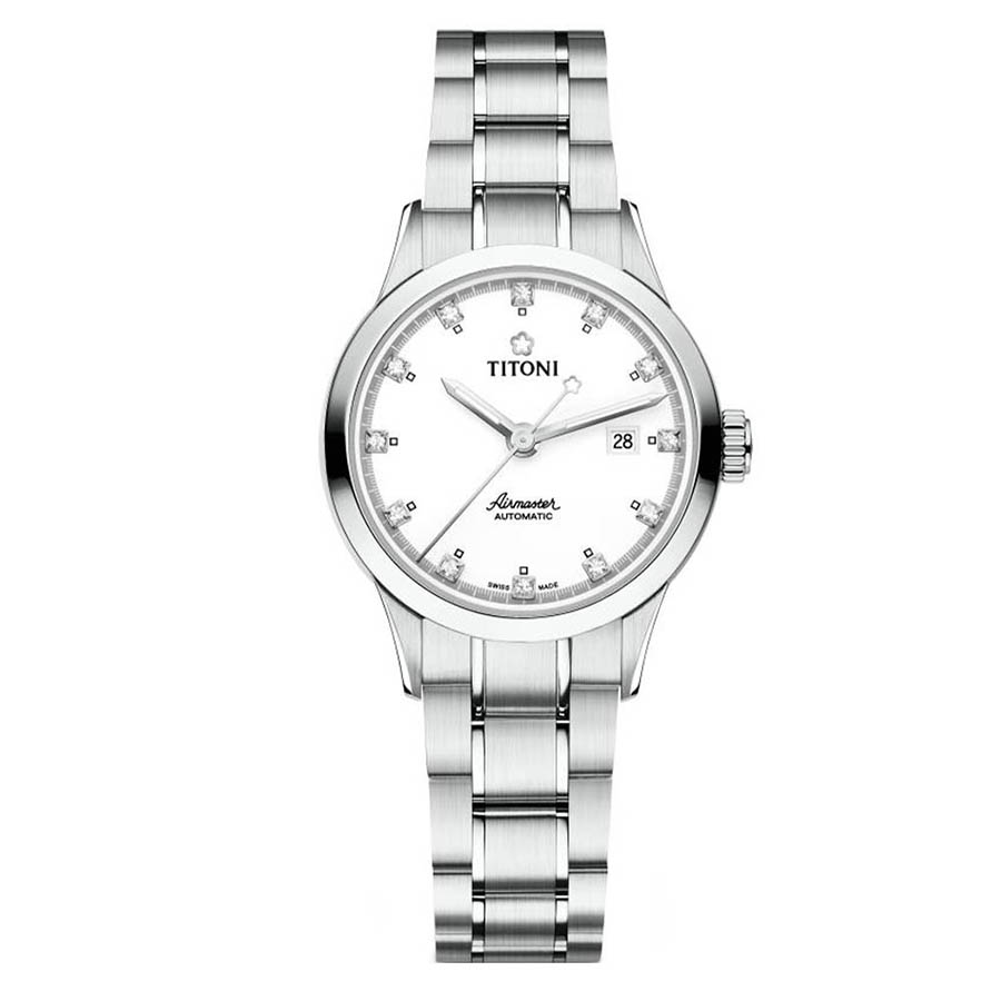 Đồng Hồ Nữ Titoni 23733 S-556 29mm Màu Bạc