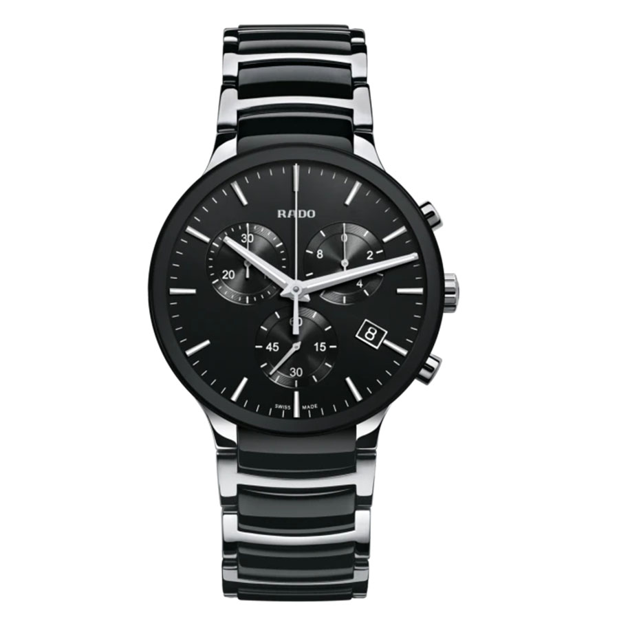 Đồng Hồ Rado Centrix Chronograph R30130152 Màu Đen