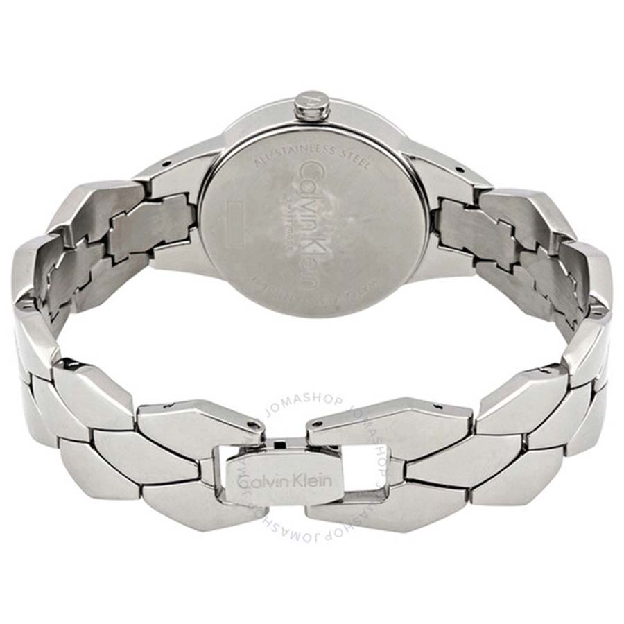 Đồng Hồ Nữ Calvin Klein CK Snake Silver Dial Ladies Watch K6E23146 Màu Bạc