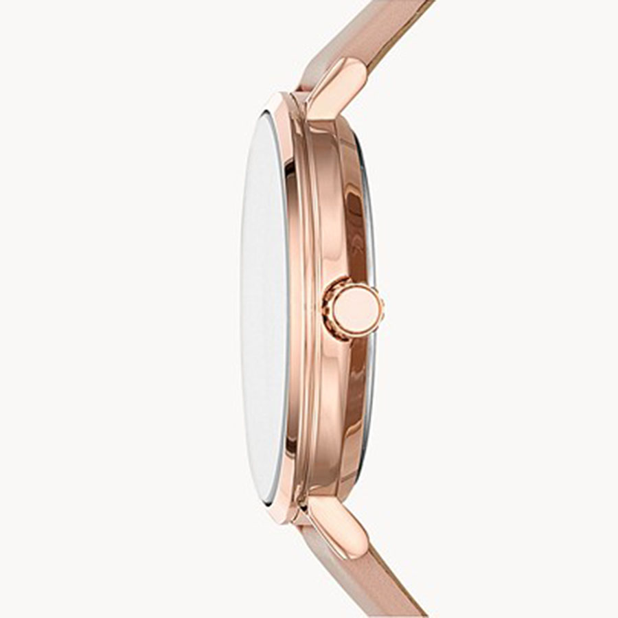 Đồng Hồ Michael Kors Women's Jayne Three-Hand Blush Leather Watch MK7106