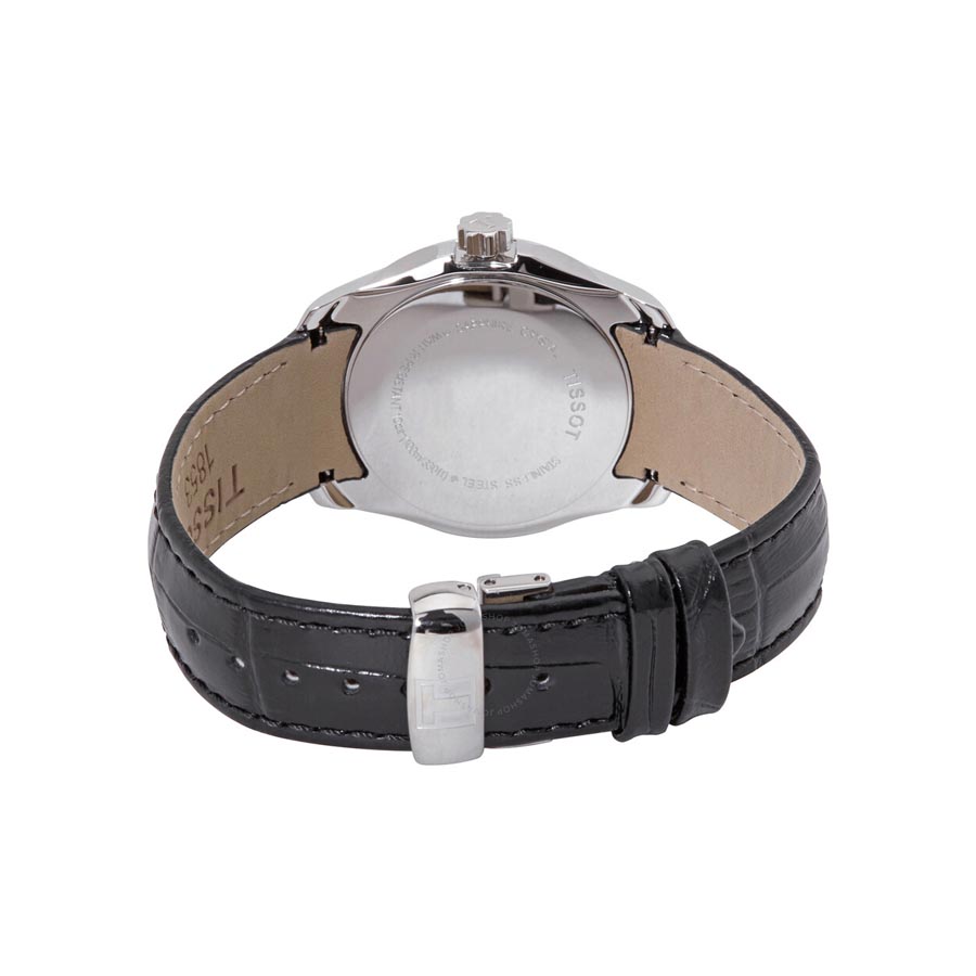 Đồng Hồ Nữ Tissot T-Classic Couturier Quartz Black Dial Ladies Watch T035.210.16.051.01 Màu Đen Bạc