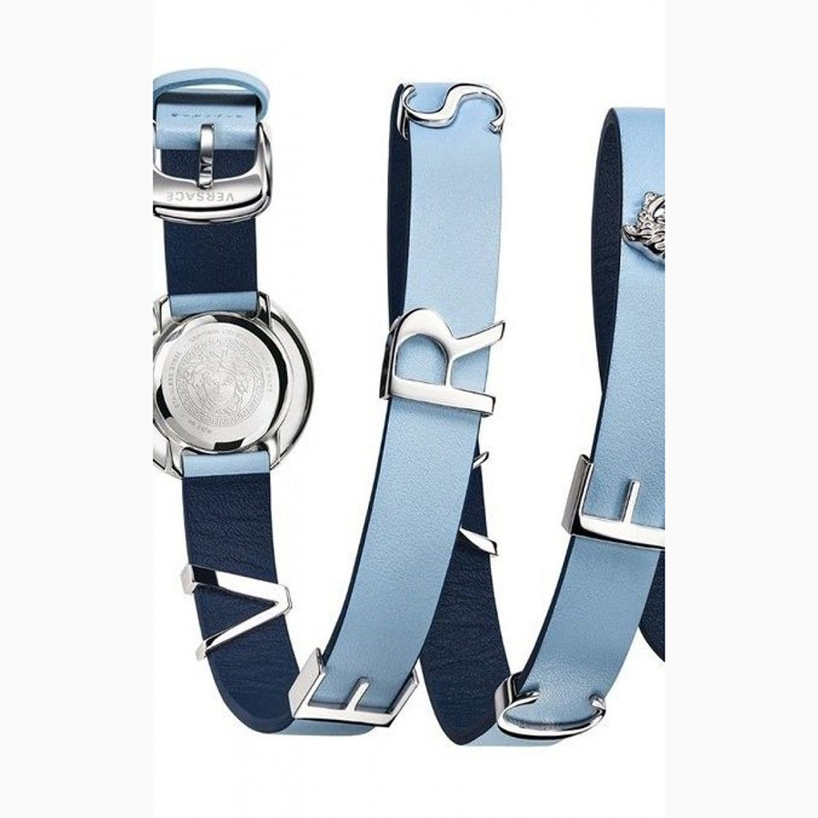 Đồng Hồ Nữ Versace V-Flare Watch, 28mm Màu Xanh Blue