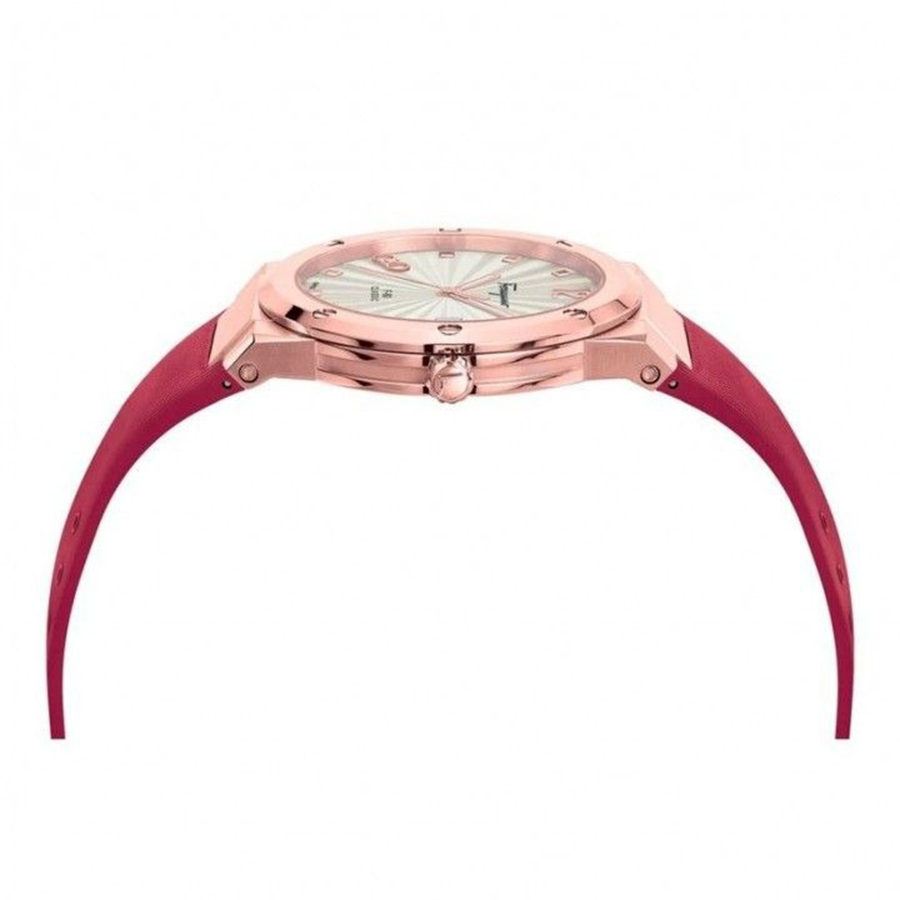 Đồng Hồ Salvatore Ferragamo F-80 Classic Rubber Watch SFDT01820 Màu Đỏ