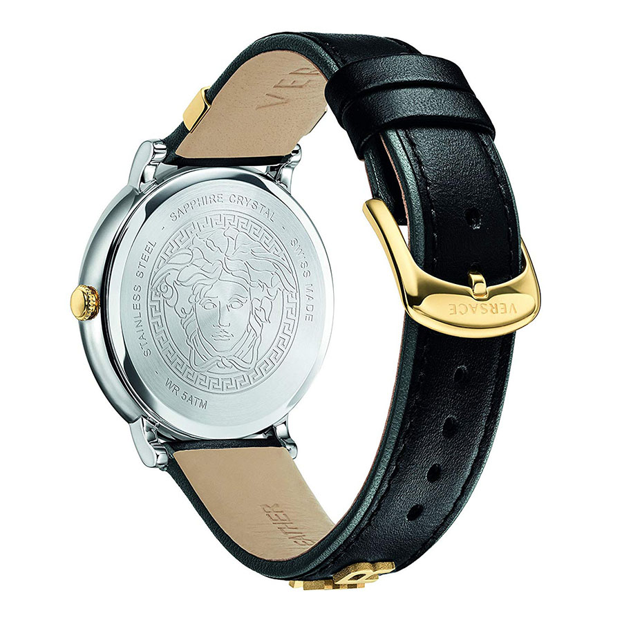 Đồng Hồ Versace V-Circle Manifesto Power Watch 38mm Màu Đen