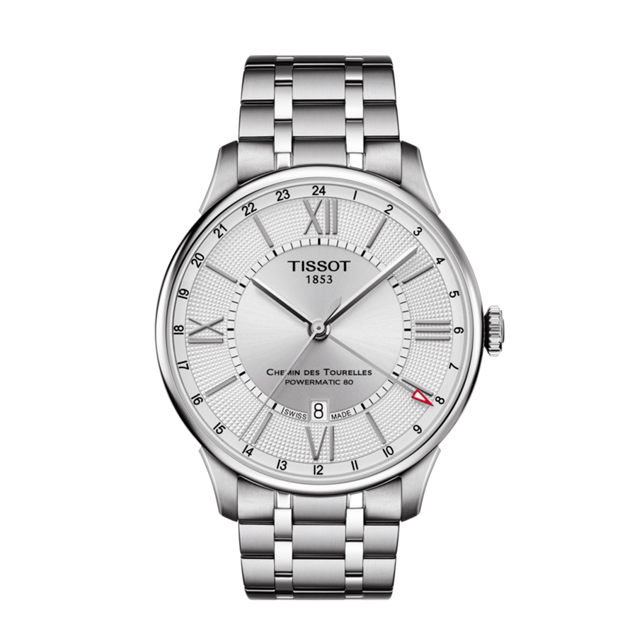 Đồng Hồ Nam Tissot Chemin Des Tourelles Powermatic 80 GMT T099.429.11.038.00
