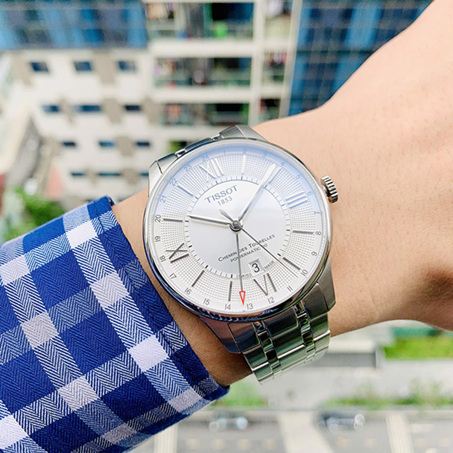 Đồng Hồ Nam Tissot Chemin Des Tourelles Powermatic 80 GMT T099.429.11.038.00