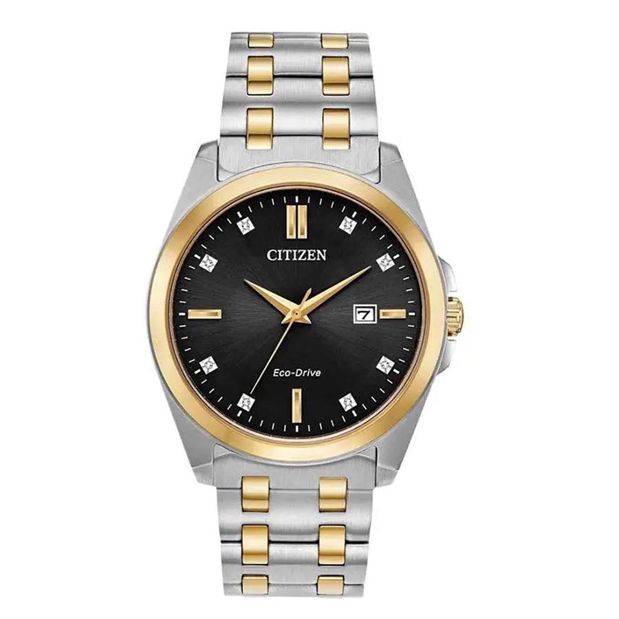 Đồng Hồ Citizen BM7107-50E Sapphire Eco-Drive Màu Đen Bạc