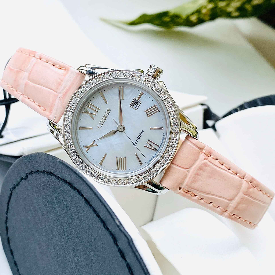 Đồng Hồ Nữ Citizen EW1901-40D Eco-Drive Silhouette Silver Dial